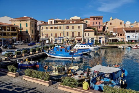 Port, La Maddalena, Gallura, Olbia-Tempio Province, Sardinia, Italy, Europe