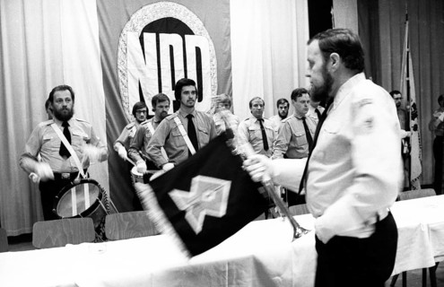 The party congress of the radical right-wing National Democratic Party of Germany (NPD) on 14.11