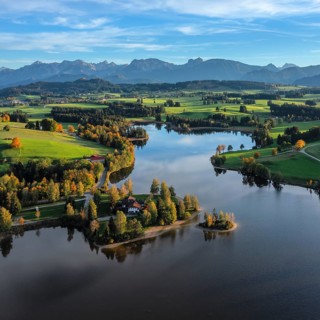 Schwaltenweiher, Tannheim Mountains, Allgäu Alps, East Allgäu, Bavaria, Germany, East Allgäu,