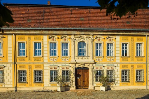 Built around 1709 in the style of a large manor house, the hunting lodge - often referred to as a