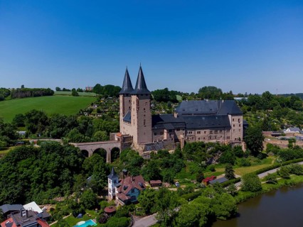 Rochlitz Castle with St. Peter's Church