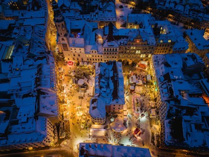 Christmas market in the old town of Görlitz