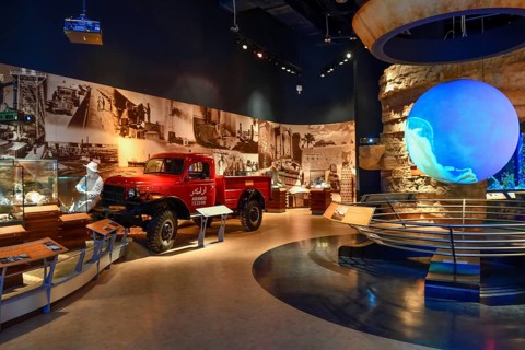 Oil Discovery Exhibition, King Abdulaziz Center for World Culture, also known as Ithra, Dhahran,