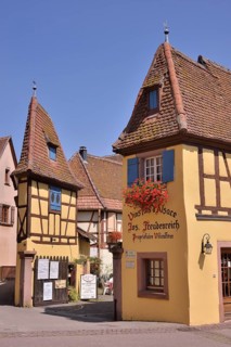"Freudenreich" winery in Eguisheim, named favorite village of the French in 2013, Le Village