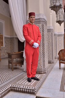Staff at the Royal Mansour Hotel, Marrakesh, Marrakesh-Tensift-El Haouz region, Morocco, Africa