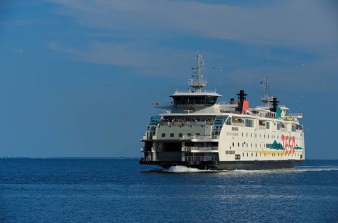 Ferry Dokter Wagemaker, between Den Helder and Texel, island of Texel, North Holland, Netherlands