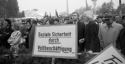 DGB demonstration on 1 May 1974 in Dortmund, DEU, Germany, Dortmund, Europe