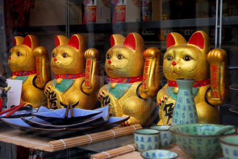 Lucky Cats, Asia Shop, Chinese Shop, Amsterdam, Netherlands
