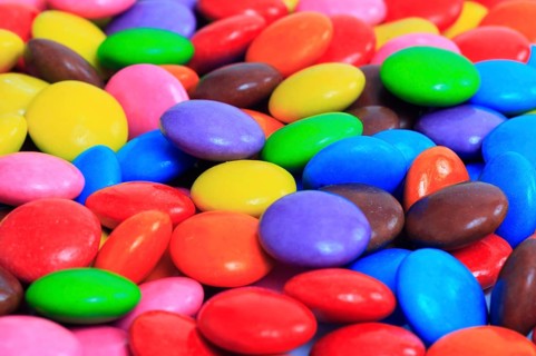 Smarties, chocolate, candy, sweets