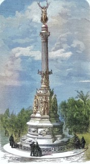 Monument commemorating the Battle of Callao, 2 May 1866, during the Spanish-South American War in