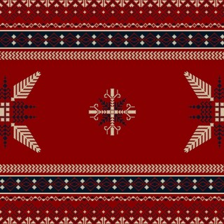 Traditional Latvian embroidery seamless pattern, vector illustration