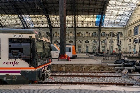 Estacio de Franca, terminus in Ciutat Vella, Barcelona, Spain, Europe