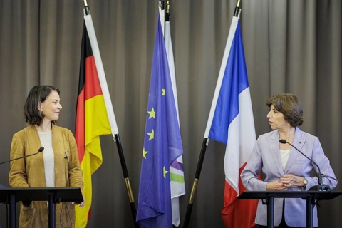 Annalena Bärbock (Bündnis 90 Die Grünen), Federal Minister of Foreign Affairs, and Catherine