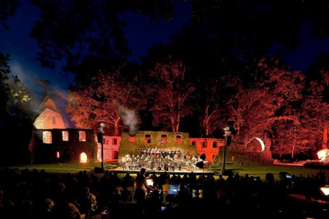 "Katharina von Bora", chamber opera, Denkmalschmiede Höfgen - light production: Günter Ries