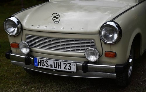 DDR Oldtimer Trabant 601 at a classic car meeting in Benneckenstein in the Harz Mountains, Germany,