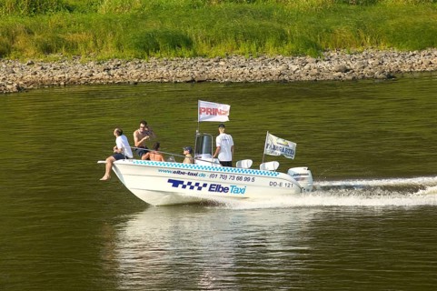 Elbe Taxi in Rathen