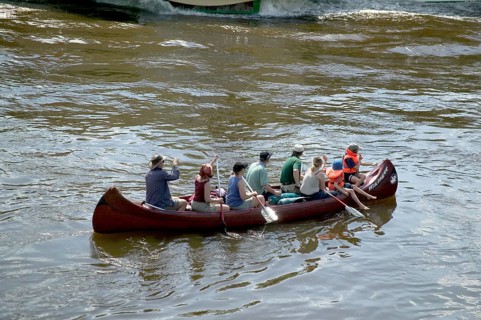 Canoe tour on the Elbe in Dresden