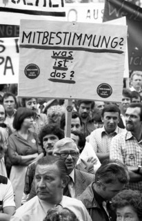 Concern for their jobs at AEG Kanis and the struggle for co-determination drove the workers and the