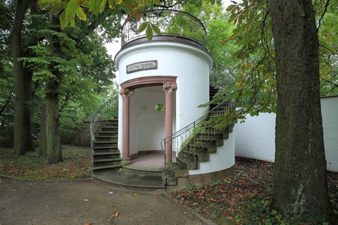 Goethe Temple Goethe Temple, Pavilion, Sachsenhausen, Main, Frankfurt, Hesse, Germany, Europe