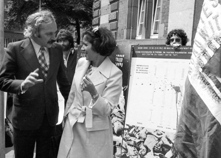 The trial of Beate Klarsfeld for the attempted kidnapping of SS Obersturmbannfuehrer Kurt LIschka,