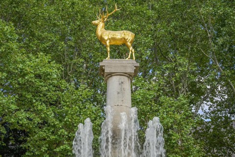 Fountain Zum Goldenen Hirschen, Rudolph Wilde Park, City Park, Schöneberg, Tempelhof-Schöneberg,