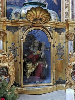 Interior of the collegiate church of Speinshart Monastery, abbey of the Premonstratensian Order,