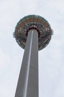 British Airways i360 observation tower and gondola, Brighton, England, United Kingdom, Europe