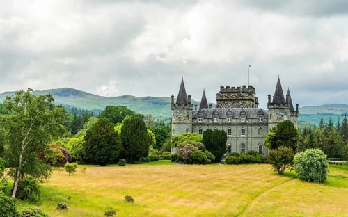 Inveraray Castle, Clan Campbell, Loch Fyne, Argyll, Scotland, UK