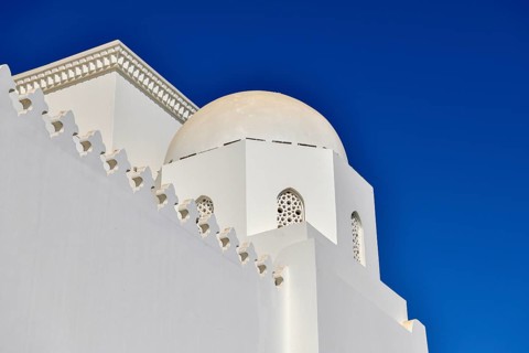 Side dome of the Jawzaa Al-Qahtani Mosque on the Corniche, Al Khobar, ash-Sharqiyya Province,