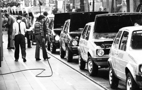 Production of the Golf at the VW plant on 10. 05. 1979 in Wolfsburg, Germany, Europe
