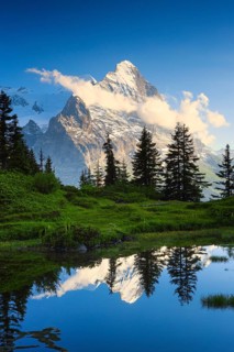 Eiger, Mönch, Bernese Oberland, Switzerland, Europe