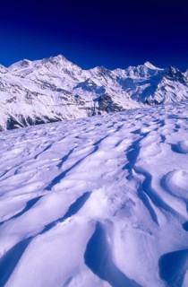 Mountains Weisshorn, 4505 m, Schalihorn, Zinalrothorn, 4221 m, Beso, Trifthorn, Ober Gabelhorn,