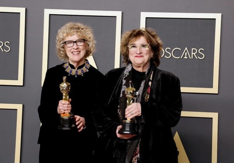 Nancy Haigh and Barbara Ling at the 92nd Academy Awards, Press Room held at the Dolby Theatre in