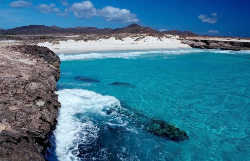 Coast at Playa Chikitu, Netherlands Antilles, Bonaire, Caribbean, Caribbean Sea, Washington