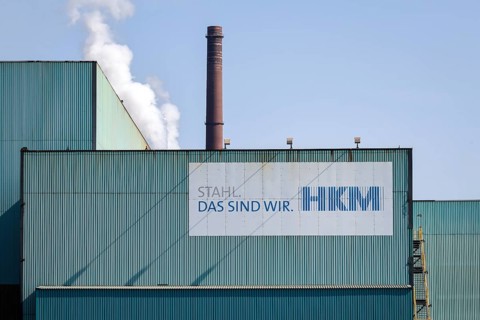 Duisburg, Ruhr area, North Rhine-Westphalia, Germany, HKM Hüttenwerk Krupp Mannesmann in Duisburg-