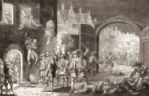 The St. Bartholomew's Day massacre, Paris, French Wars of Religion, 1572