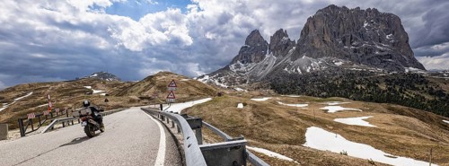 Motorbike tour in the Dolomites