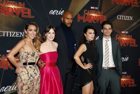 Chloe Bennet, Elizabeth Henstridge, Henry Simmons, Ming-Na Wen and Jeff Ward at the World premiere