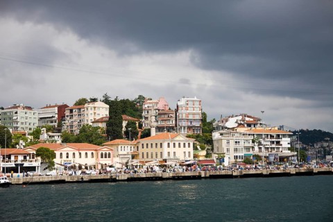 Bebek district on the Bosporus, Istanbul, Turkey, Asia