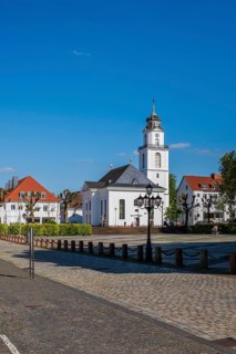 View of the Friedenskirche church in Saarbrücken, Germany, Europe