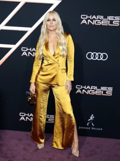 Lindsey Vonn at the Los Angeles premiere of 'Charlie's Angels' held at the Regency Village Theater