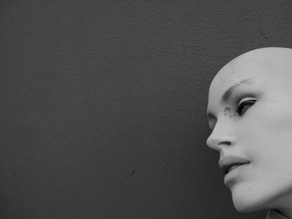 Bald, black and white