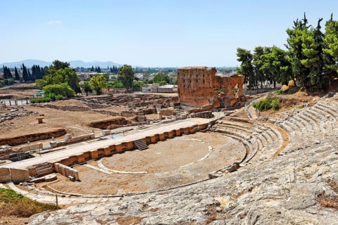 The Ancient Theater of Argos (320 B.C.), Greece, Europe