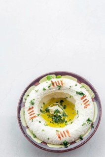 Middle eastern hummus houmous chickpea dip meze mezze starter snack food set