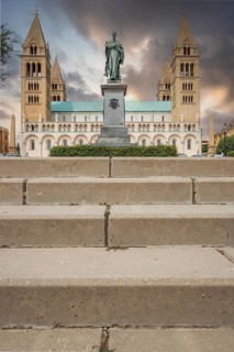 Basilica of a historic city centre of the five-church city. The Cathedral of St Peter and Paul in