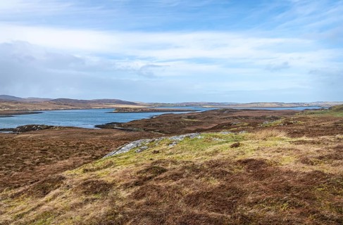 Loch Ceann Hulabhaig on the Isle of Lewis in the Outer Hebrides, Scotland, United Kingdom, Europe