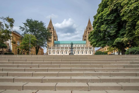Basilica of a historic city centre of the five-church city. The Cathedral of St Peter and Paul in