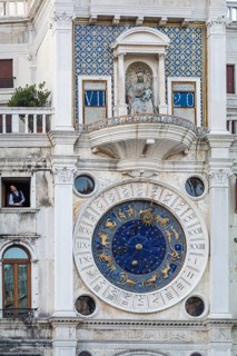 Venice, Italy, St Mark's Square. Clocktower, Europe