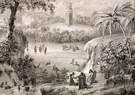 Great Moon Hoax, Edinburgh Journal of Science, by Lilith de Thierry Freres, 1835