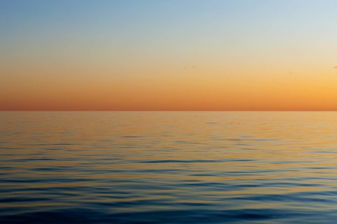 Sunset over the sea, Kai Islands, Moluccas, Indonesia, Asia